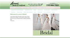 Desktop Screenshot of lornasbridal.com